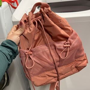 Dagne Dover Pink Drawstring Backpack